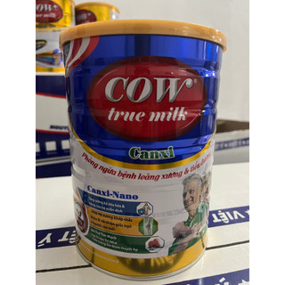 Sữa cow true milk canxi hộp 900gr