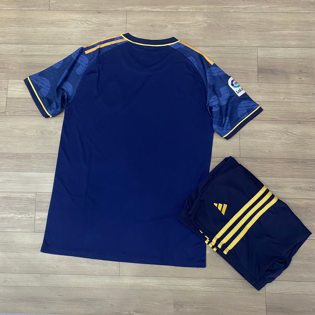 Bộ quần áo đá banh CLB Real Madrid Xanh Dương DK2024 FLG