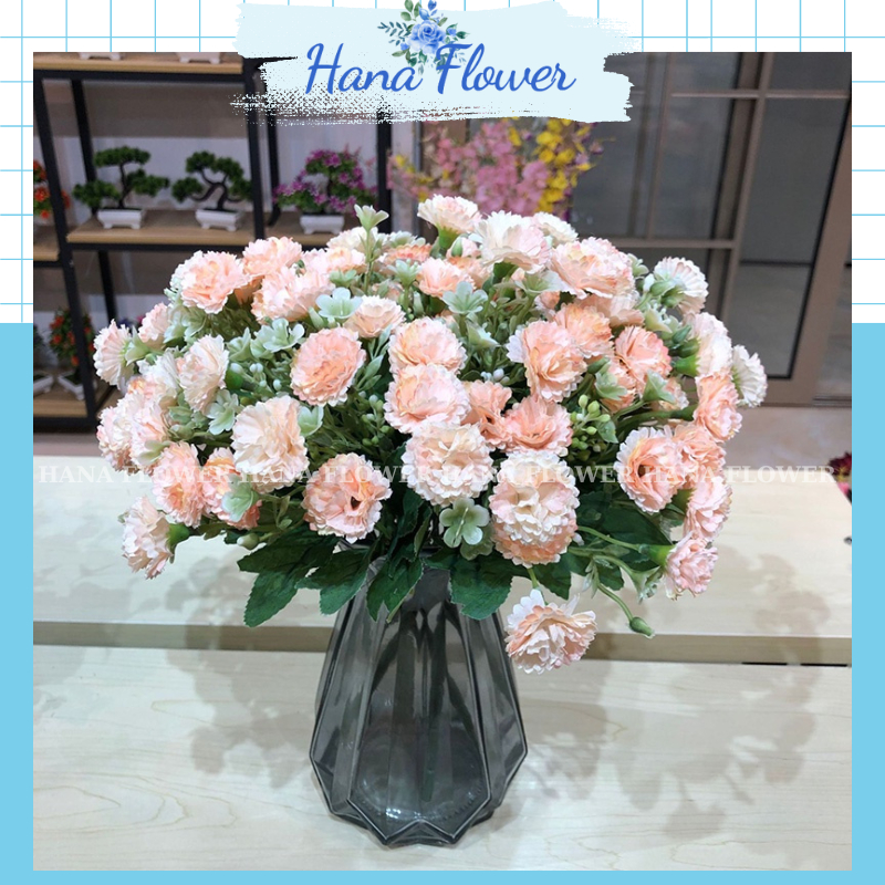 Hoa đinh hương, hoa giả để bàn, bó hoa đinh hương 20 bông trang trí nhà cửa- Hana Flower