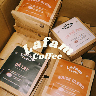 Combo 2 gói cà phê nguyên chất rang mộc 100% Robusta & Arabica | Lafam Coffee