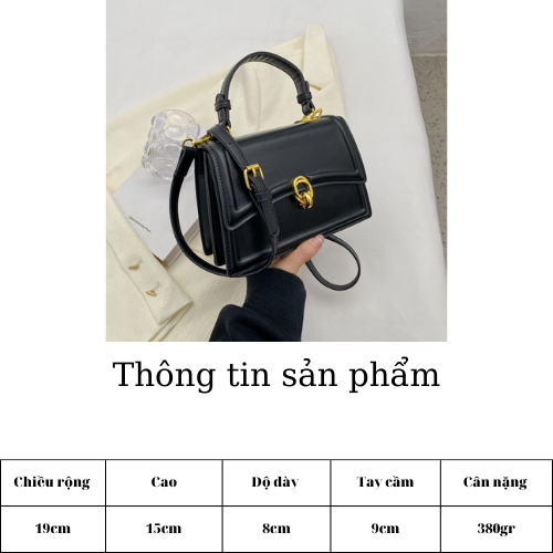 Túi Xách Nữ Công Sở Túi Xách Nữ Đeo Chéo Đeo Vai Cầm Tay Da Trơn TX376