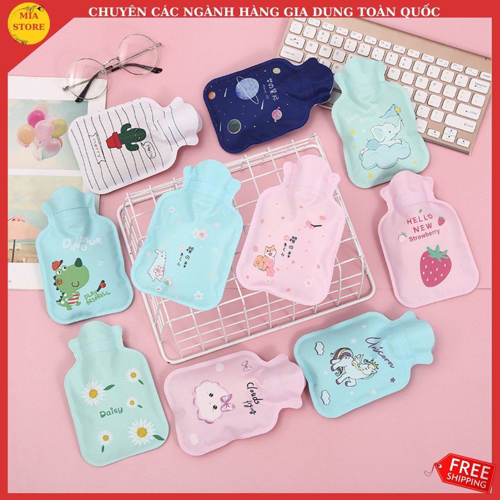 Túi chườm nóng lạnh giữ nhiệt PVC hoạt hình dễ thương giảm đau hạ sốt cho người lớn và trẻ nhỏ