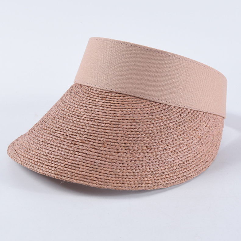 Mũ Cói Nửa Đầu Nữ Đan Rộng Vành MC52 Cá Tính Cao Cấp Mugu - Nón Phớt Nữ Đi Biển, Đánh Tennis Chất Cói Che Nắng