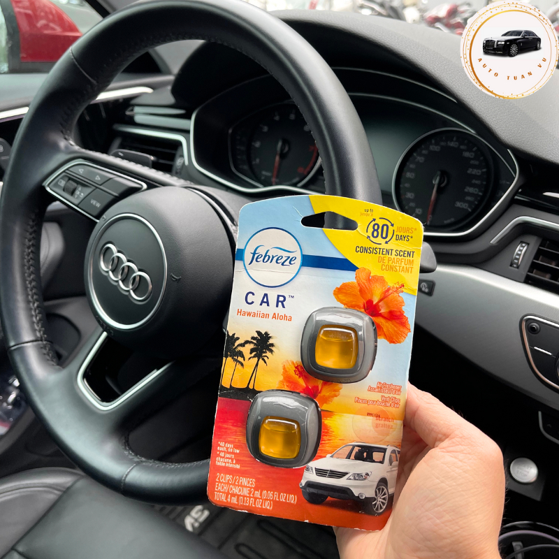 Nước hoa ô tô cao cấp Febreze, tinh dầu tự nhiên, mùi hương sang trọng