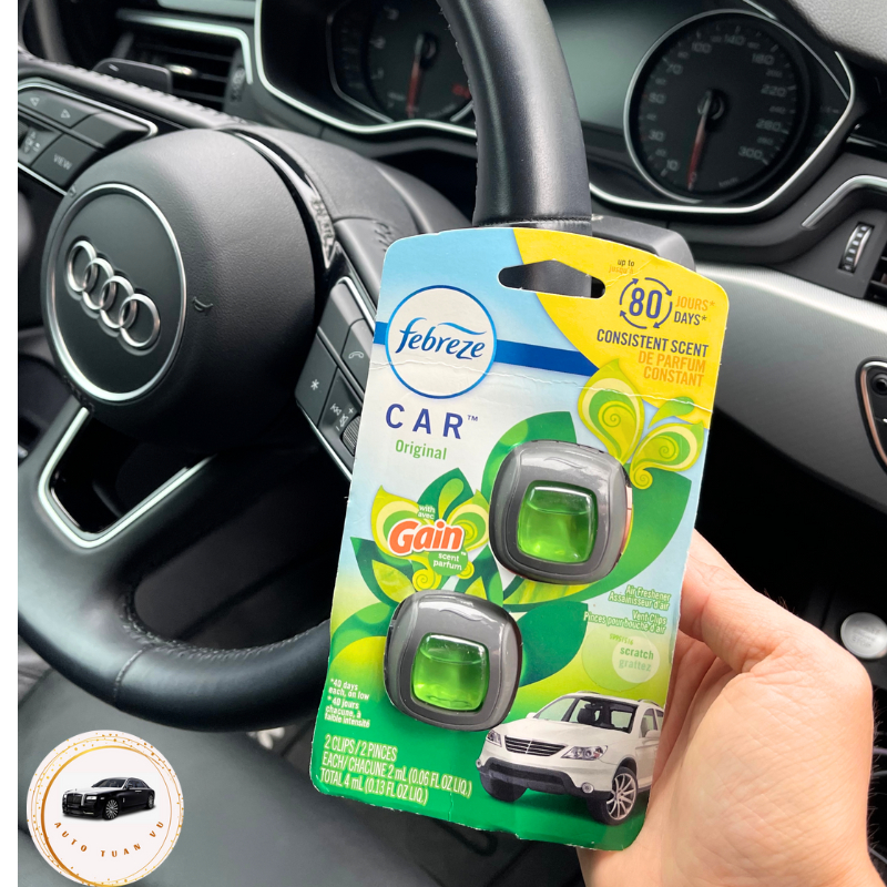 Nước hoa ô tô cao cấp Febreze, tinh dầu tự nhiên, mùi hương sang trọng