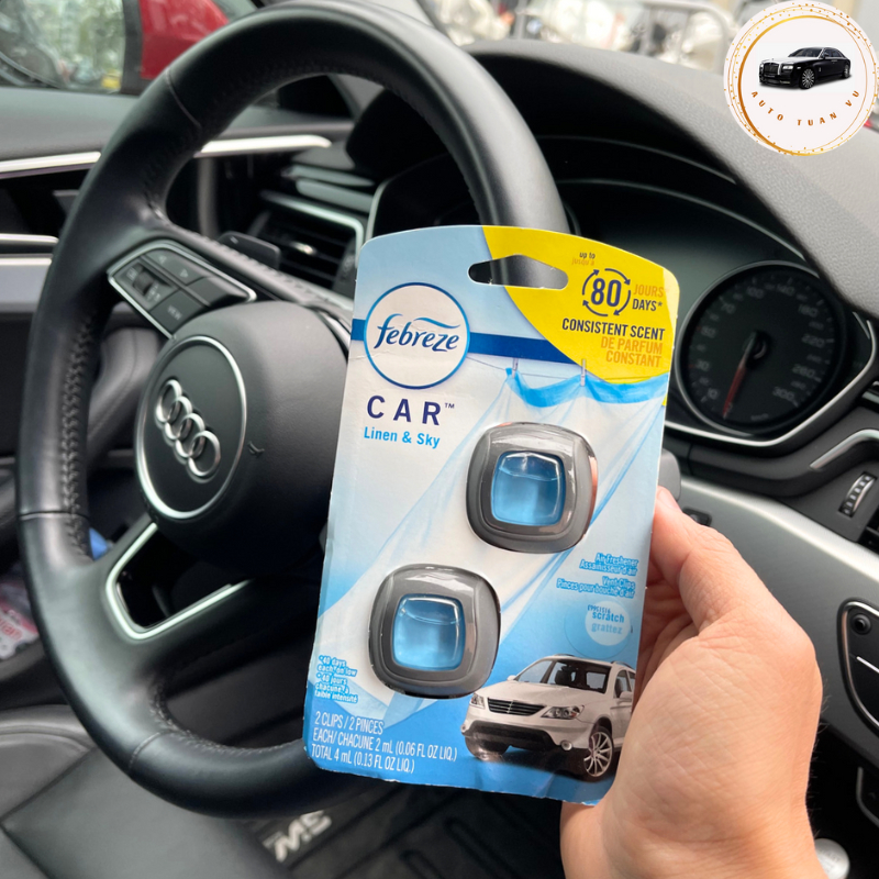 Nước hoa ô tô cao cấp Febreze, tinh dầu tự nhiên, mùi hương sang trọng