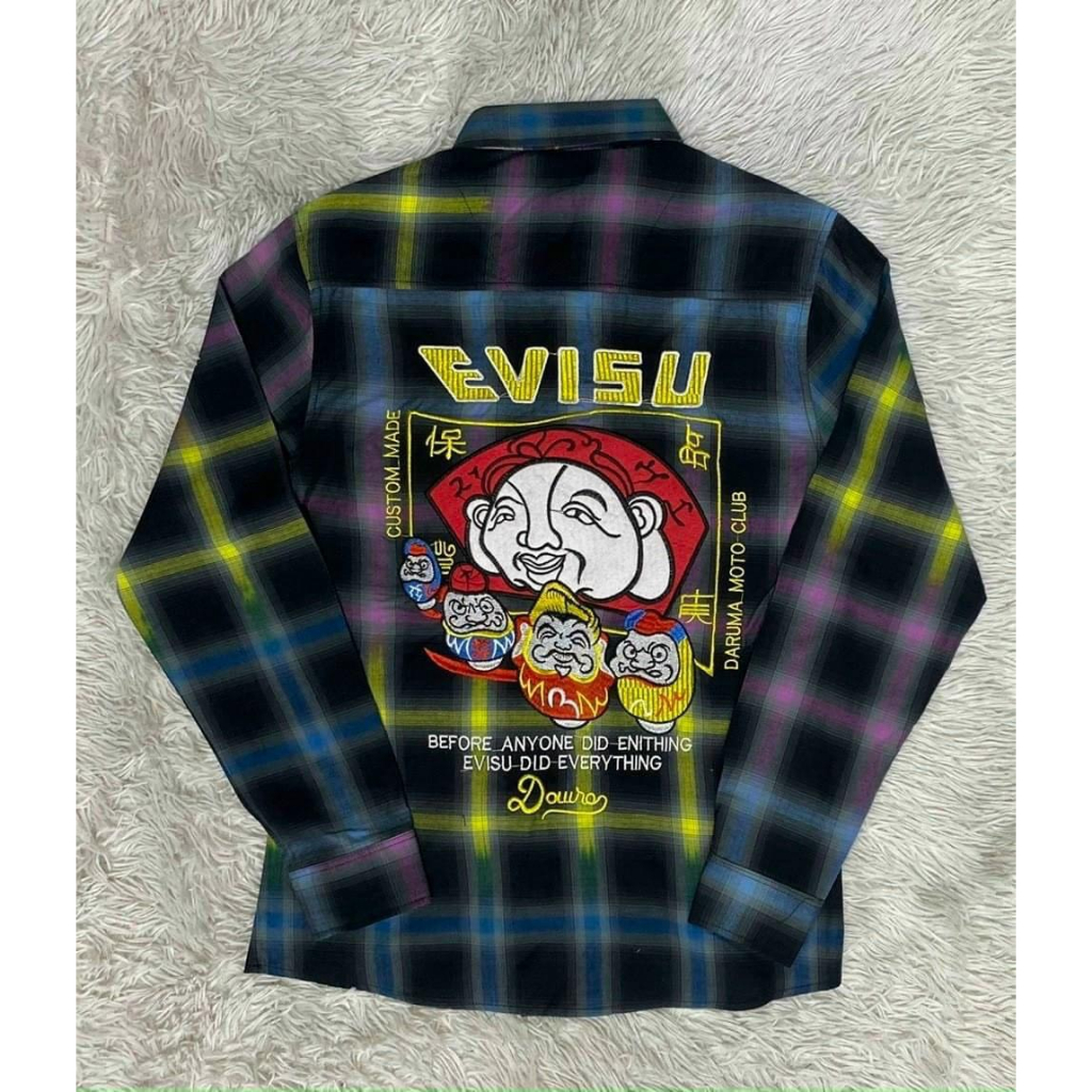 Áo sơ mi nam sọc caro 7 màu phối hoạ tiết E.VISU siêu hot phong cách trẻ trung thời trang cao cấp