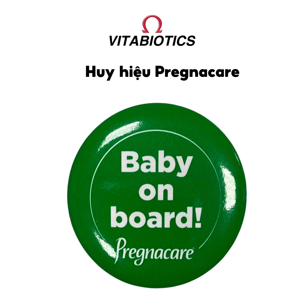 Huy Hiệu Vitabiotics Pregnacare Baby on broad