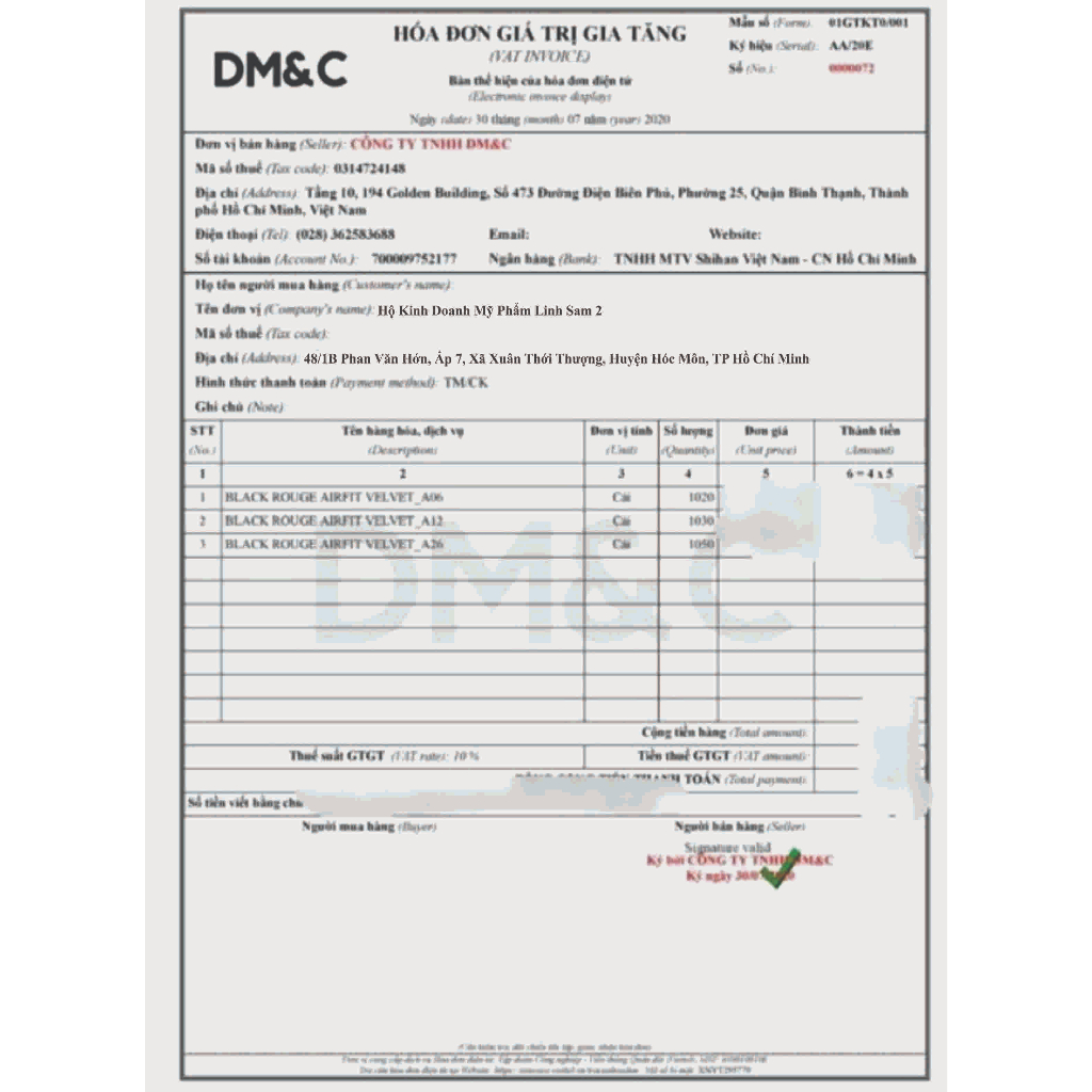 Son Kem Lì Black Rouge màu 05 đỏ cam