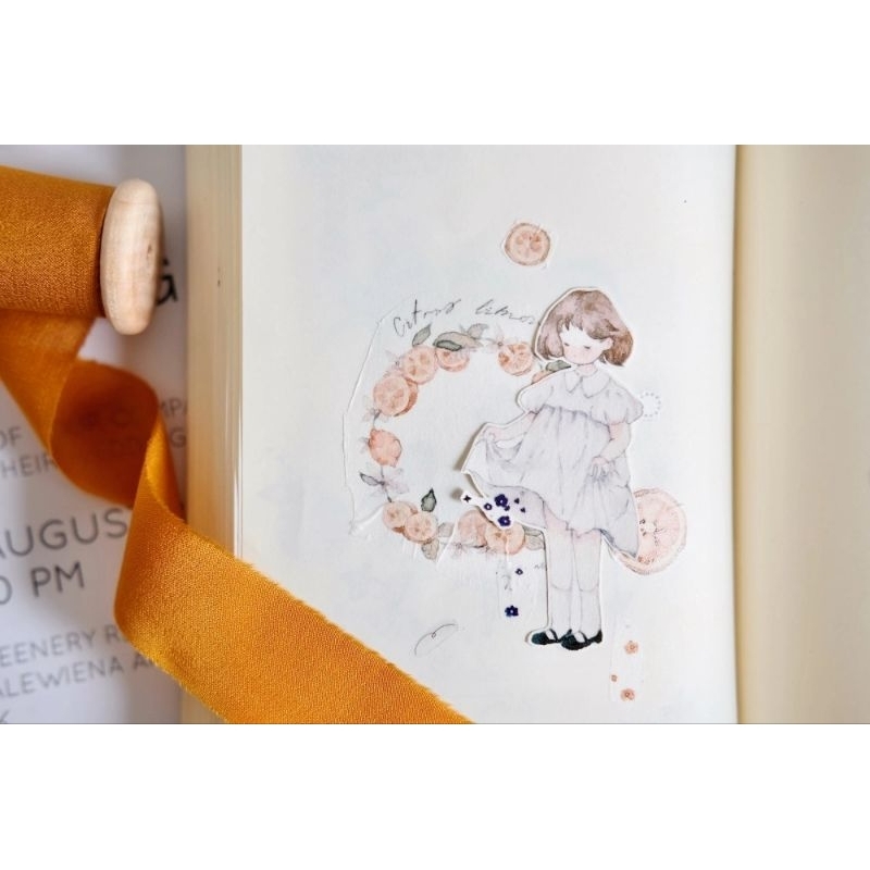 𝓚𝓻𝓲𝓼𝓷𝓪.𝓻𝓸𝓸𝓶 ♡ Freckles Tea vol.1- Nửa cuộn/ Full cuộn băng dán hình cô gái 𝑶𝒏𝒐 𝑩𝒆𝒓𝒓𝒚