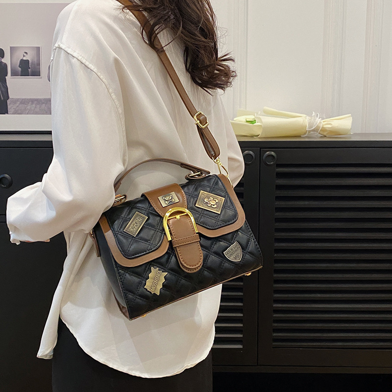 Túi xách nữ xách tay Quảng Châu cao cấp sang trọng kèm dây đeo chéo 02T2-139 | BigBuy360 - bigbuy360.vn