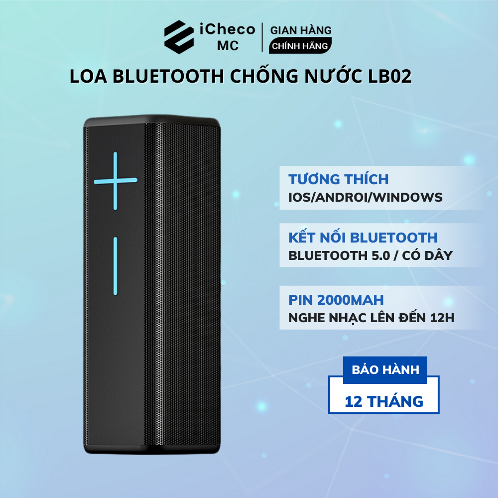 Loa bluetooth mini cầm tay ICHECO MC V13 không dây di động siêu trầm âm thanh hifi