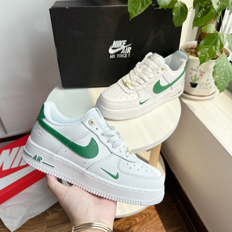 GIÀY THỂ THAO SNEAKER AF1 SE XANH LÁ, AF1 TRẮNG VỆT XANH LÁ GREEN NAM NỮ
