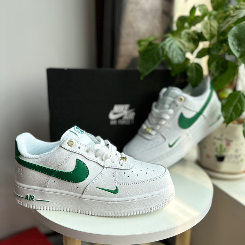 GIÀY THỂ THAO SNEAKER AF1 SE XANH LÁ, AF1 TRẮNG VỆT XANH LÁ GREEN NAM NỮ