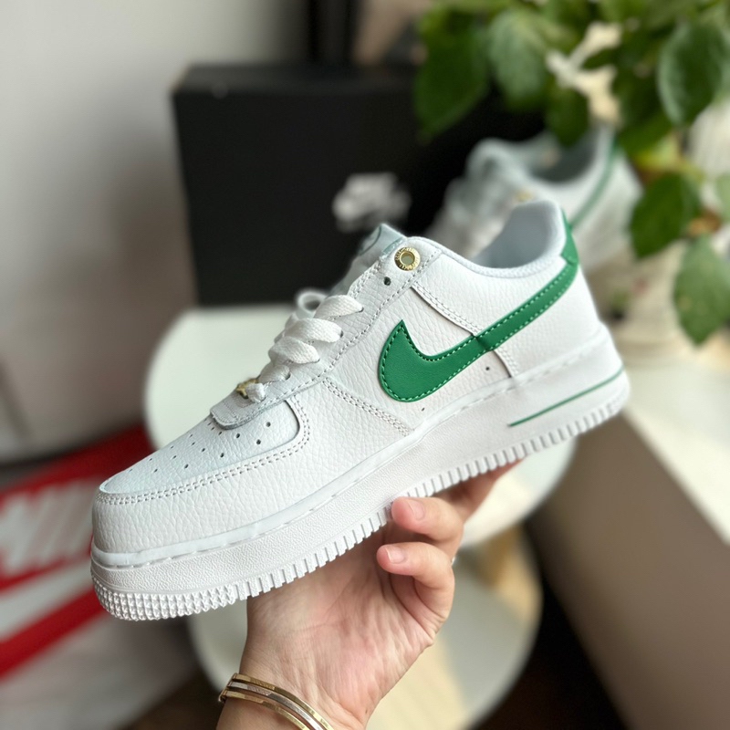 GIÀY THỂ THAO SNEAKER AF1 SE XANH LÁ, AF1 TRẮNG VỆT XANH LÁ GREEN NAM NỮ