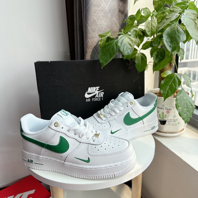 GIÀY THỂ THAO SNEAKER AF1 SE XANH LÁ, AF1 TRẮNG VỆT XANH LÁ GREEN NAM NỮ