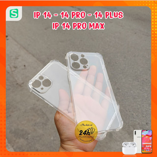 Ốp Lưng Trong suốt 4 GÓC CHỐNG SỐC bảo vệ Camera cho IP 15 15 PRO 15 PRO MAX IP 14 14 Pro 14 Plus 14 Pro Max