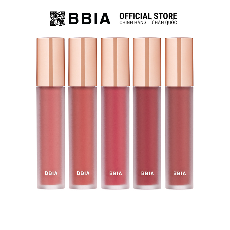 Son Kem Lì Thuần Chay Bbia Last Velvet Tint - V Edition - Version 4 (5 màu) 5g Bbia Official Store