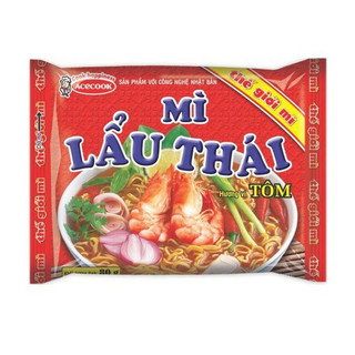 Combo 5 gói Mì lẩu thái hương tôm Acecook 81g