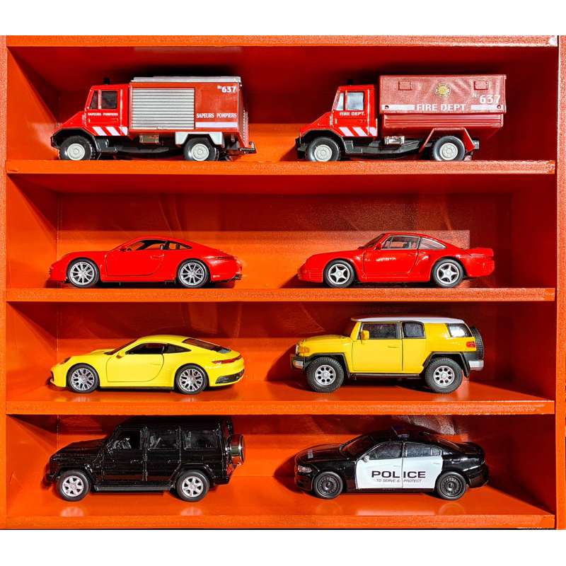 Kệ trưng bày xe mô hình 4 tầng cho xe tỉ lệ 1:32 - 1:64