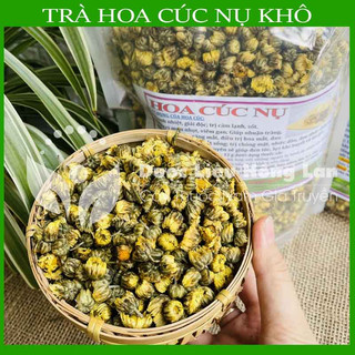 NỤ HOA CÚC VÀNG khô sạch đóng gói 100gram - congtyduoclieuhonglan