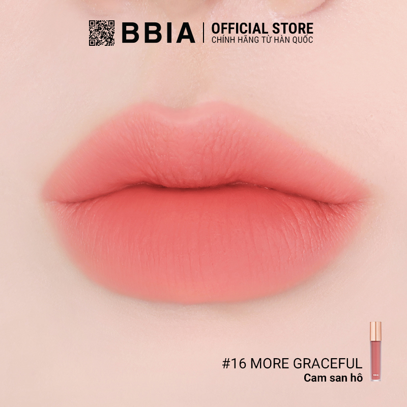 Son Kem Lì Thuần Chay Bbia Last Velvet Tint - V Edition - Version 4 (5 màu) 5g Bbia Official Store