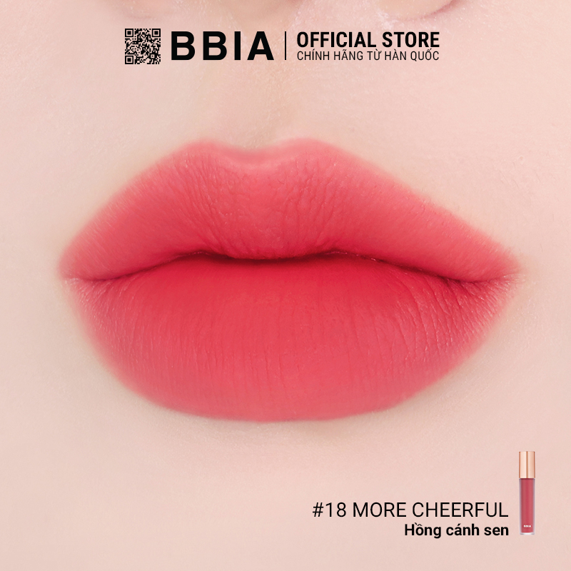 Son Kem Lì Thuần Chay Bbia Last Velvet Tint - V Edition - Version 4 (5 màu) 5g Bbia Official Store