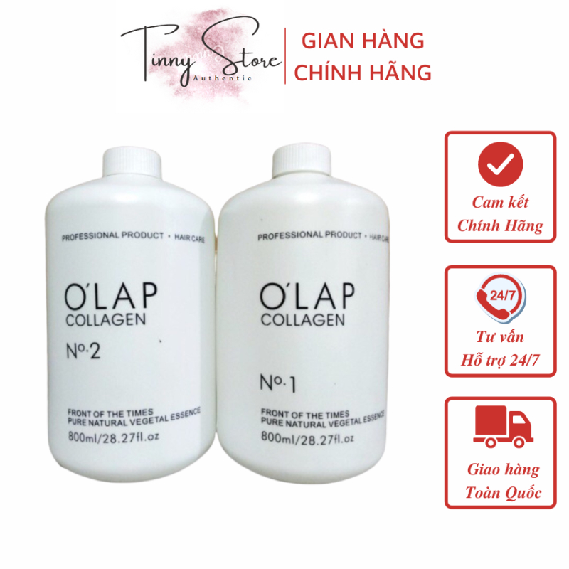 Uốn đa năng (Uốn nóng + Lạnh )Olap Colagen 800ml x 2