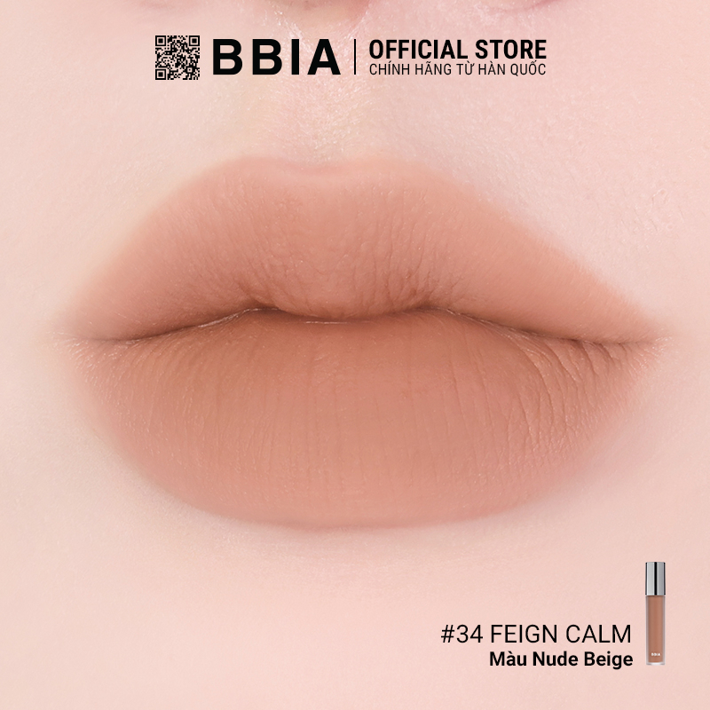 Son Kem Lì Thuần Chay Bbia Last Velvet Tint - V Edition - Version 8 (5 màu) 5g Bbia Official Store