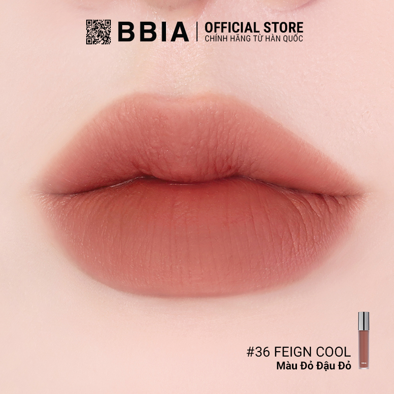 Son Kem Lì Thuần Chay Bbia Last Velvet Tint - V Edition - Version 8 (5 màu) 5g Bbia Official Store