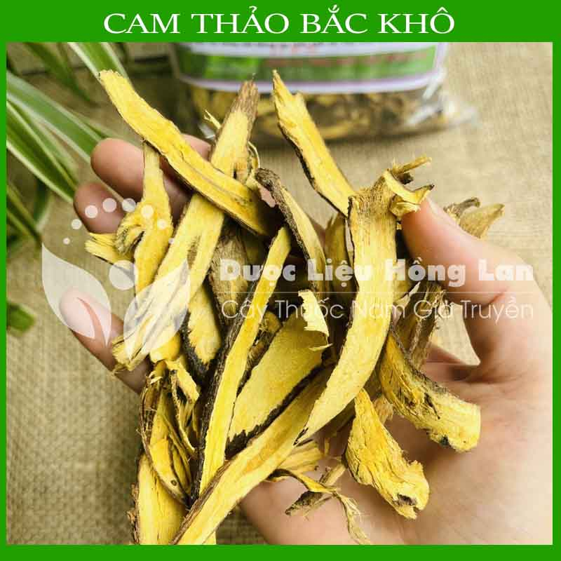 CÂY CAM THẢO BẮC khô sắt lát đóng gói 1kg - congtyduoclieuhonglan