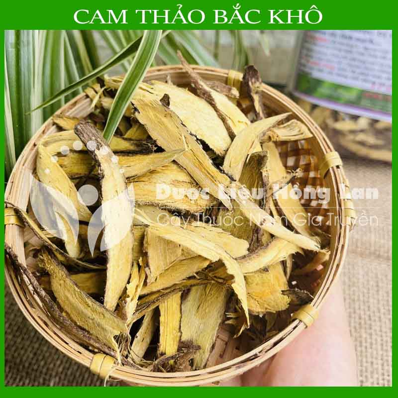 CÂY CAM THẢO BẮC khô sắt lát đóng gói 1kg - congtyduoclieuhonglan