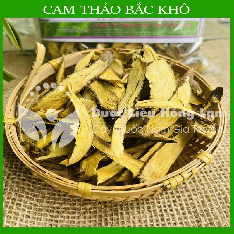 CÂY CAM THẢO BẮC khô sắt sợi đóng gói 100gram - congtyduoclieuhonglan