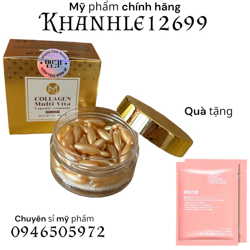 VIÊN COLLAGEN TƯƠI - AMMUD MULTI VITA AMPOULE HÀN QUỐC