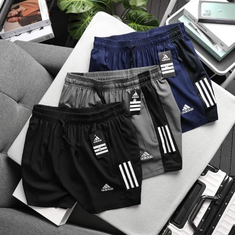Quần short running - Quần sọt running thể thao chất liệu si giãn ( dù thun )