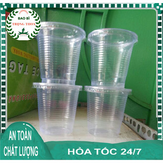 Combo 50ly + 50 nắp ly 220 ml