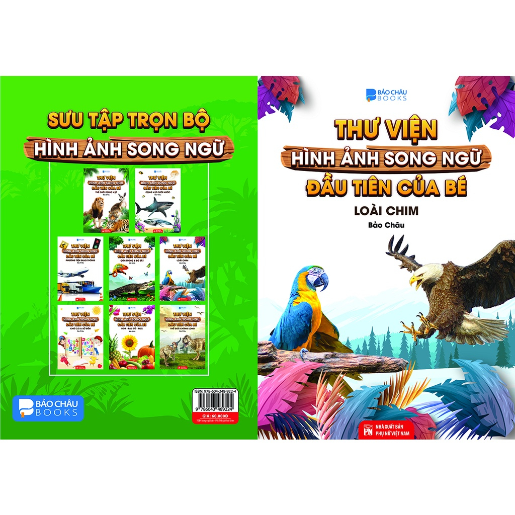 Sách - Thư Viện Hình Ảnh Song Ngữ Đầu Tiên Của Bé - Loài chim