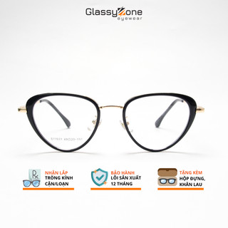 Gọng kính cận, Mắt kính giả cận nhựa Form mắt mèo Nữ Yakumo - GlassyZone