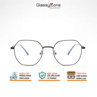 Gọng kính cận, Mắt kính giả cận kim loại Form vuông Unisex Nam Nữ Inverse - GlassyZone