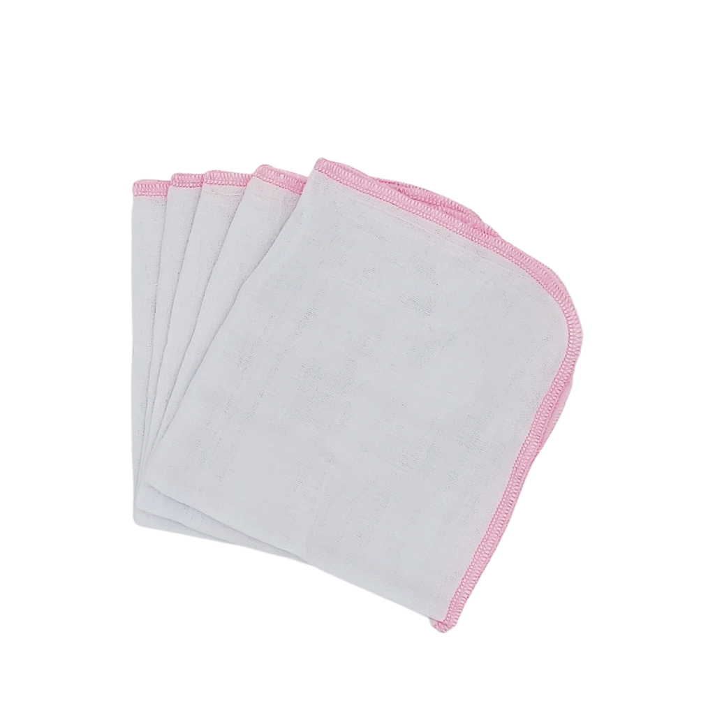 SET 5 Khăn xô sữa COOLMOM Basic 2, 3, 4 lớp / 45cm x 45cm