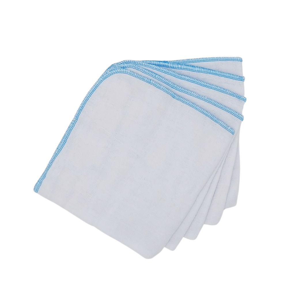 SET 5 Khăn xô sữa COOLMOM Basic 2, 3, 4 lớp / 45cm x 45cm