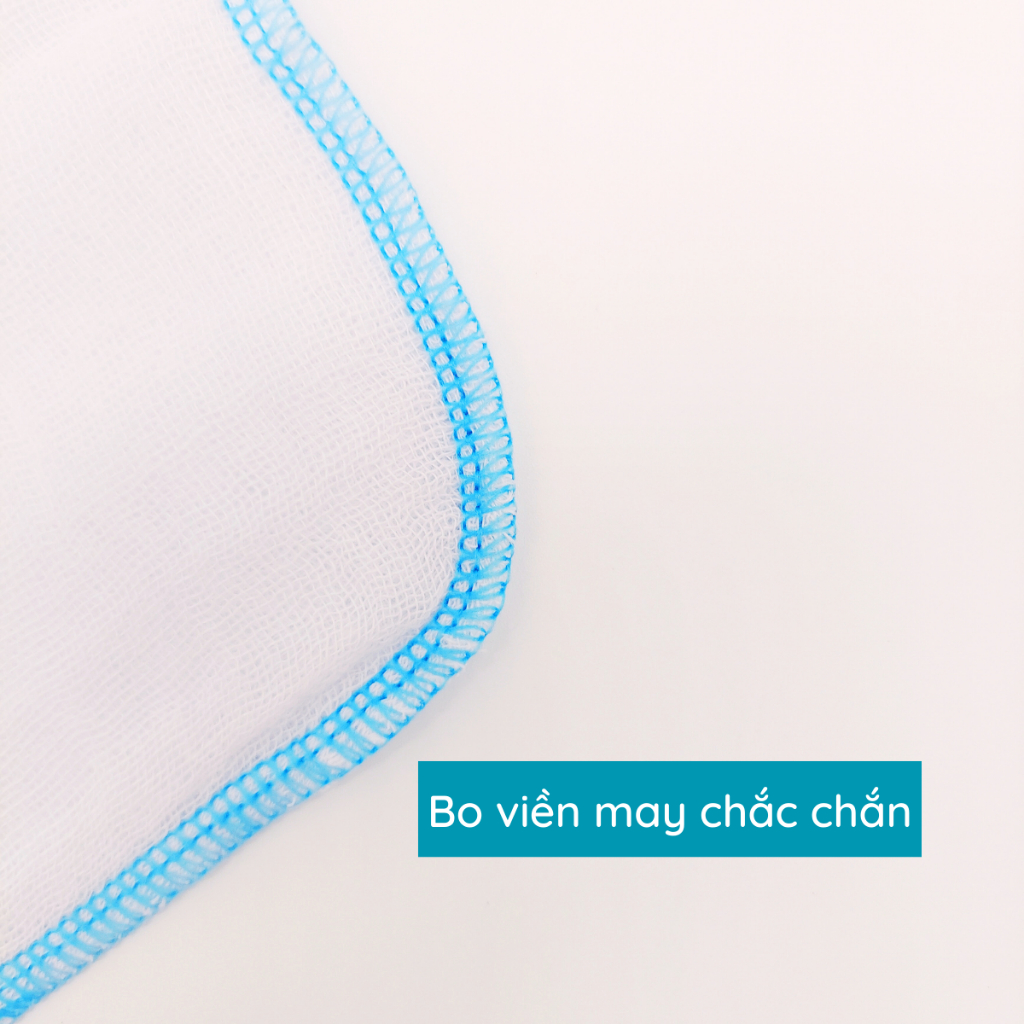 SET 5 Khăn xô sữa COOLMOM Basic 2, 3, 4 lớp / 45cm x 45cm