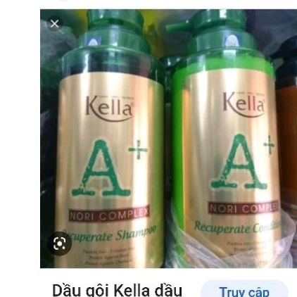 Cặp dầu gội +dầu xả Kella A+