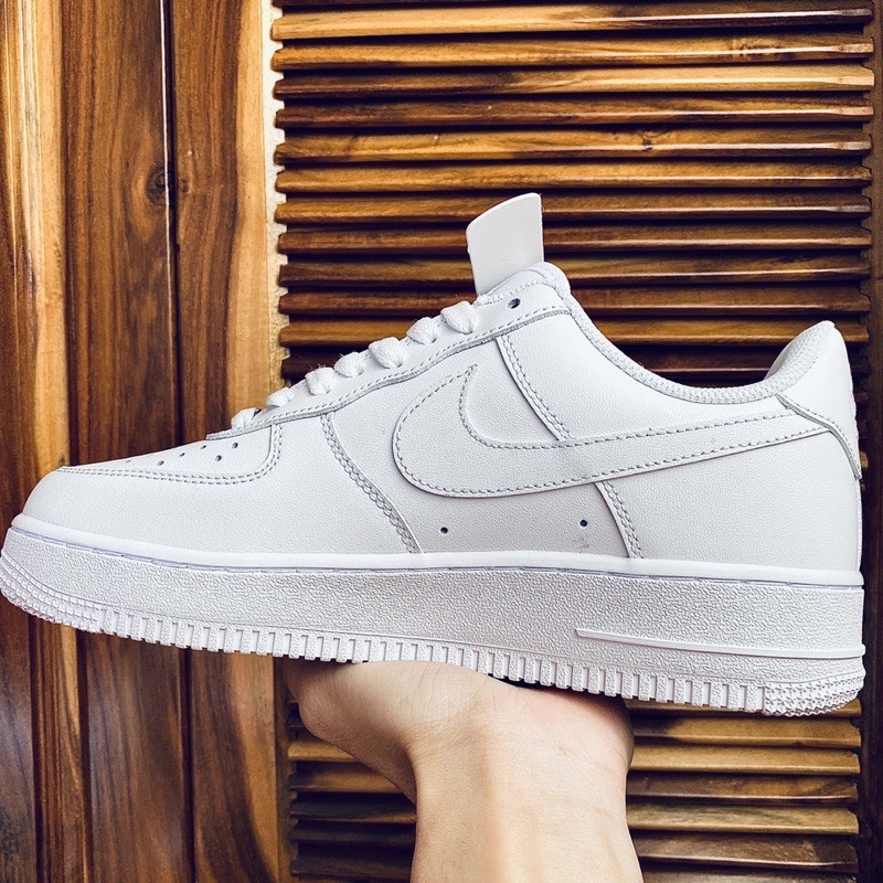 Giày Nike_air Force 1 all white, giày AF1 trắn trắng đế air bản đẹp đủ size 36-43  Full Box+Bill