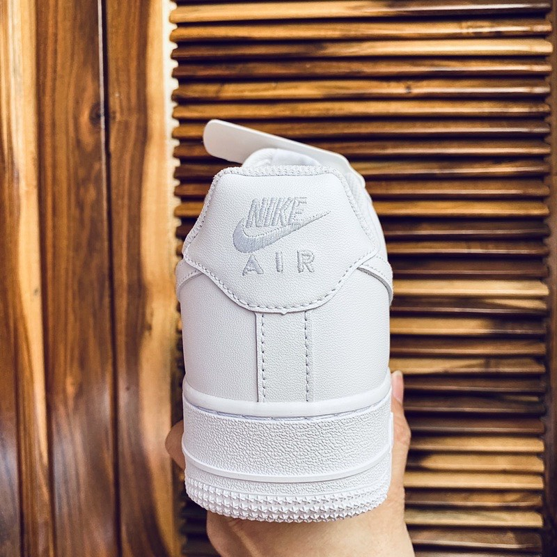 Giày Nike_air Force 1 all white, giày AF1 trắn trắng đế air bản đẹp đủ size 36-43  Full Box+Bill