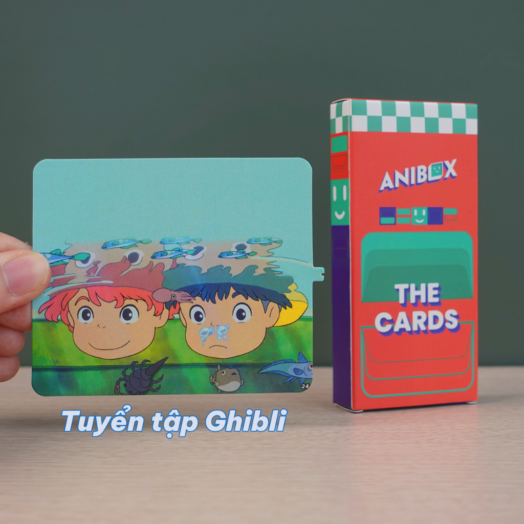 Bộ thẻ 24 ảnh Ghibli cho hộp ảnh Anibox - 0001