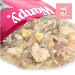 [COMBO 10 GÓI] PATE WANPY nội địa Trung cho mèo gói 80gr