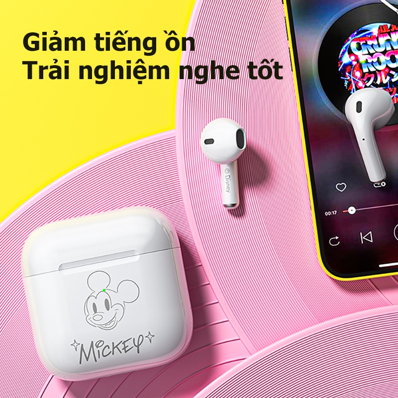Tai nghe nhét tai bluetooth L4 Disney không dây âm thanh hifi có micro- Techzone mall