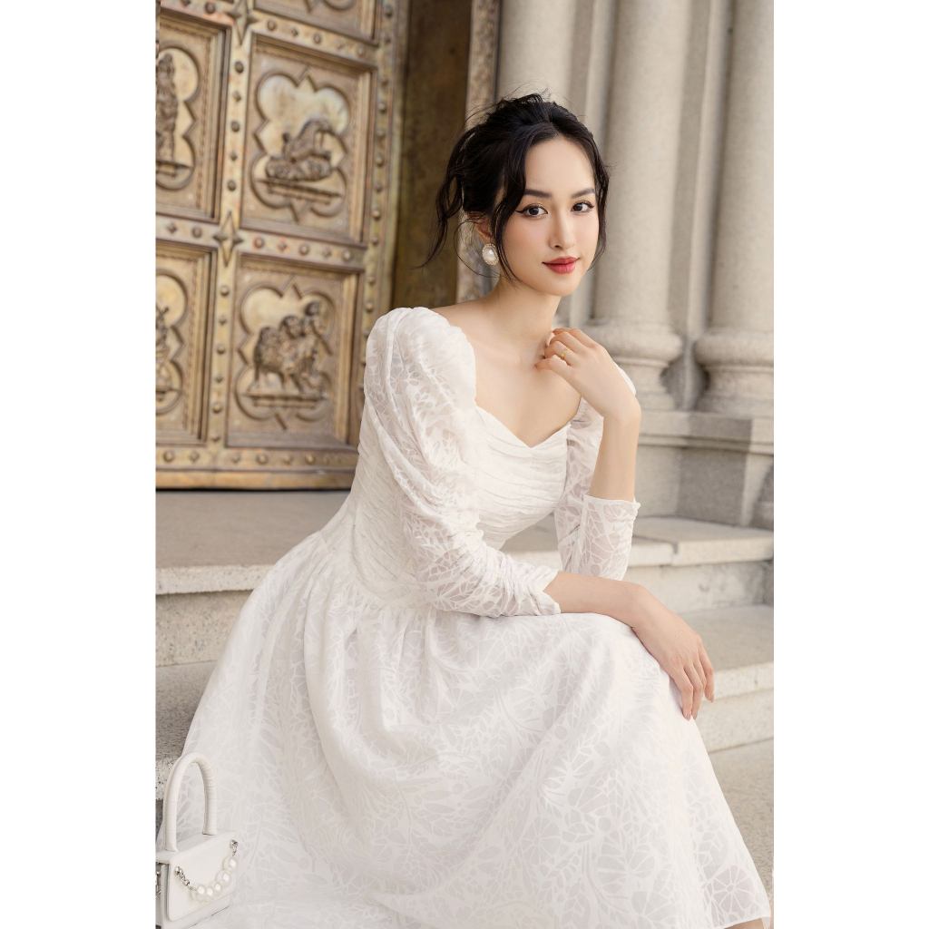 OLV - Đầm Natalie Ruched Dress