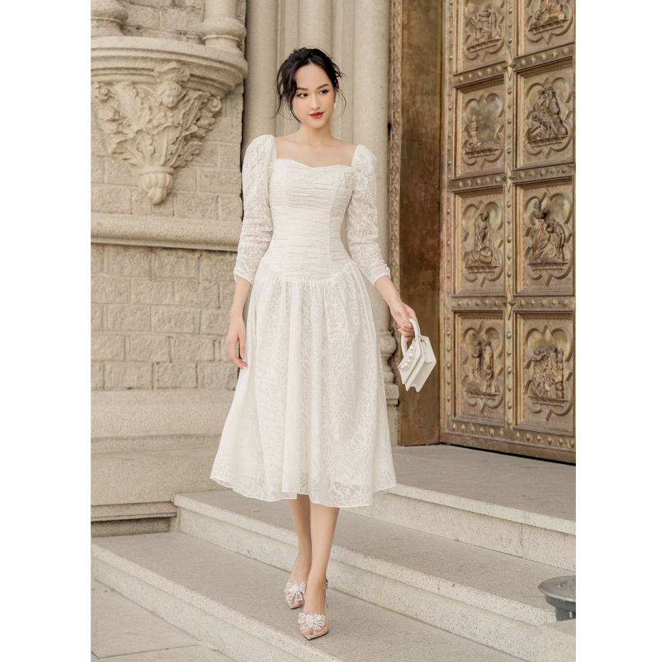 OLV - Đầm Natalie Ruched Dress